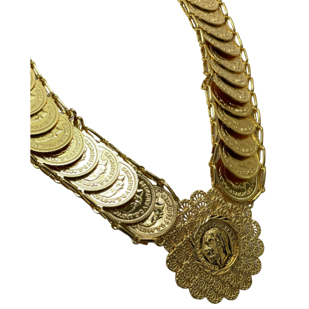Lerat Saff Necklace - Imitated Gold